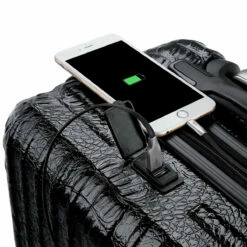 Luggage Tech Nile SMART LUGGAGE 20" Carry On Spinner -US Suitcase Sales 2024 Luggage Tech USB Port Charging Phone 1024x1024 2x a3c18b54 559e 4def a17d d283294d1508