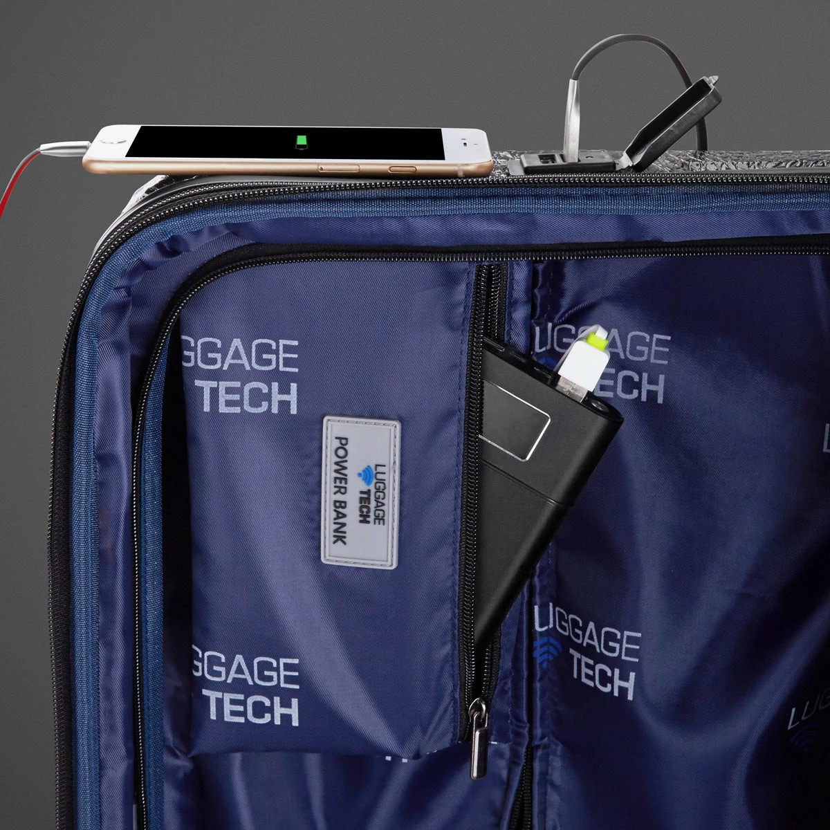 Luggage Tech Monaco SMART LUGGAGE 28" Expandable Spinner 6 Luggage Tech Monaco SMART LUGGAGE 28" Expandable Spinner - Image 6