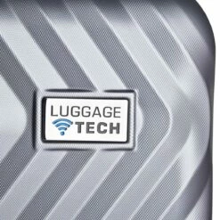 Luggage Tech Monaco SMART LUGGAGE 20" Carry On Spinner -US Suitcase Sales 2024 Monaco Collection Silver logo 1024x1024 2x 90e47304 e160 4861 b5c5 9c466245b856