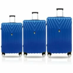 Tucci Bordo T0323 ABS 3pc Luggage Set -US Suitcase Sales 2024 T0323 03PC NPBLU