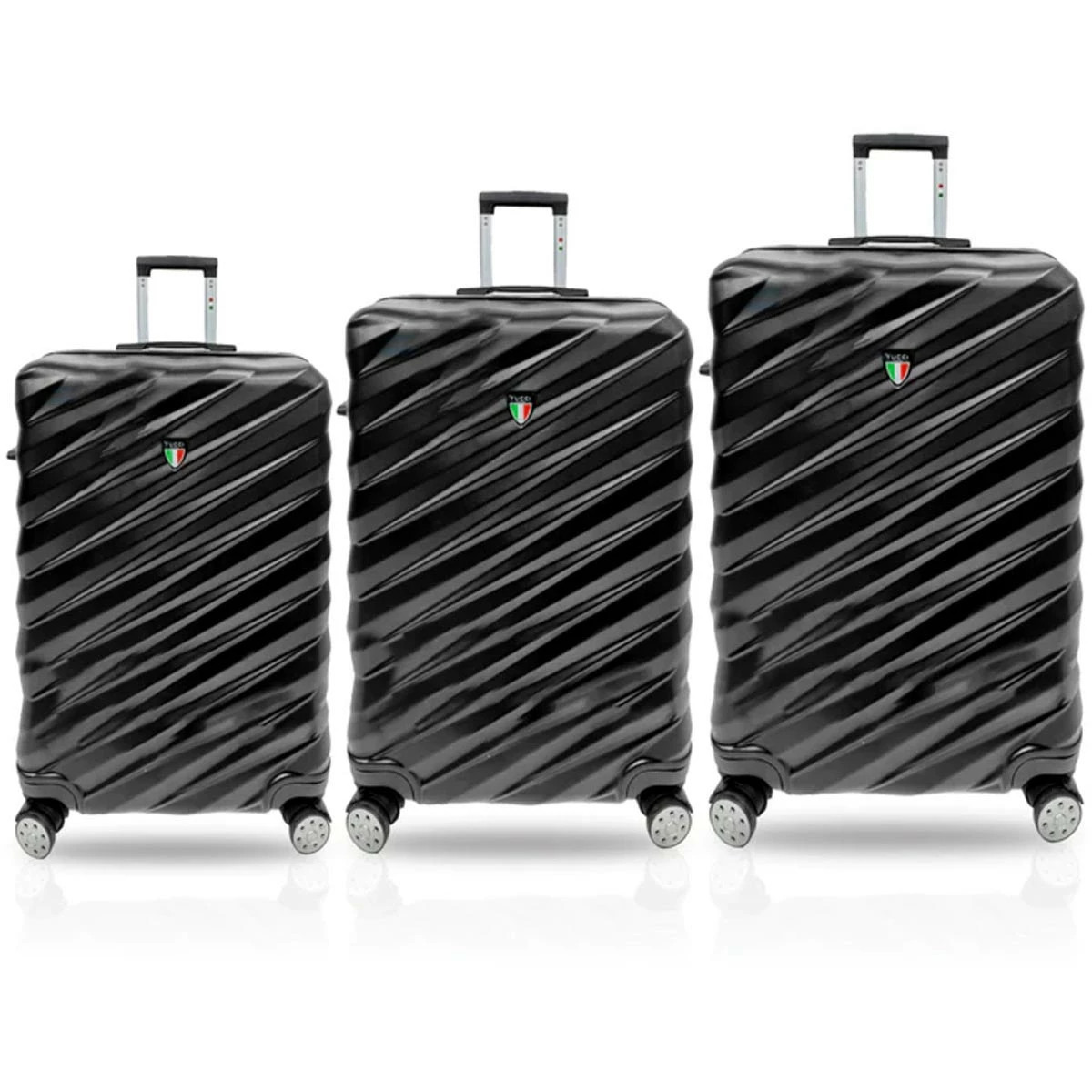 Tucci Storto T0324 ABS 3pc Luggage Set 4 Tucci Storto T0324 ABS 3pc Luggage Set - Image 4