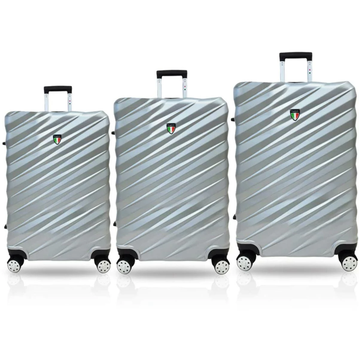 Tucci Storto T0324 ABS 3pc Luggage Set 3 Tucci Storto T0324 ABS 3pc Luggage Set - Image 3