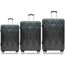 Tucci Alveare T0328 ABS 3pc Luggage Set -US Suitcase Sales 2024 T0328 3pc gry
