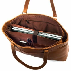 LeDonne Leather Women's Laptop Tote -US Suitcase Sales 2024 TR 1063 TN Inside 51720