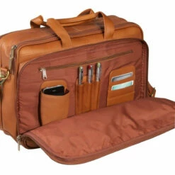 LeDonne Leather Dual Compartment Laptop Briefcase -US Suitcase Sales 2024 TR 152 OPEN 1 80588.1394664772.1280.1280 28632