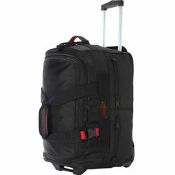Front Page 43 A. Saks EXPANDABLE 20 Inch Ballistic Wheeled Duffel