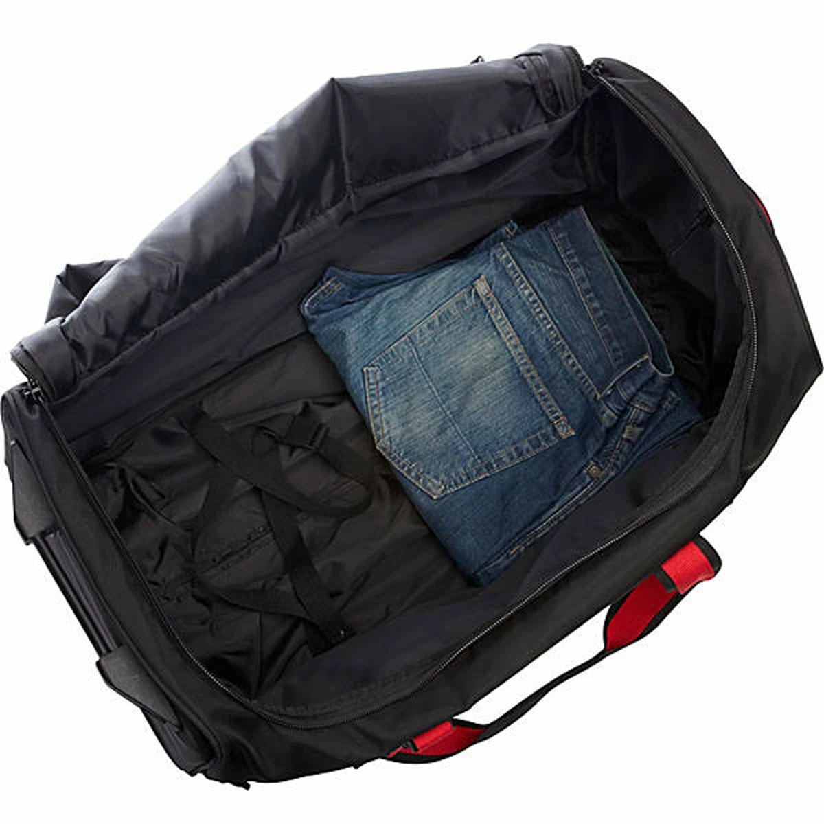 A. Saks EXPANDABLE 25 Inch Ballistic Wheeled Duffel 2 A. Saks EXPANDABLE 25 Inch Ballistic Wheeled Duffel - Image 2