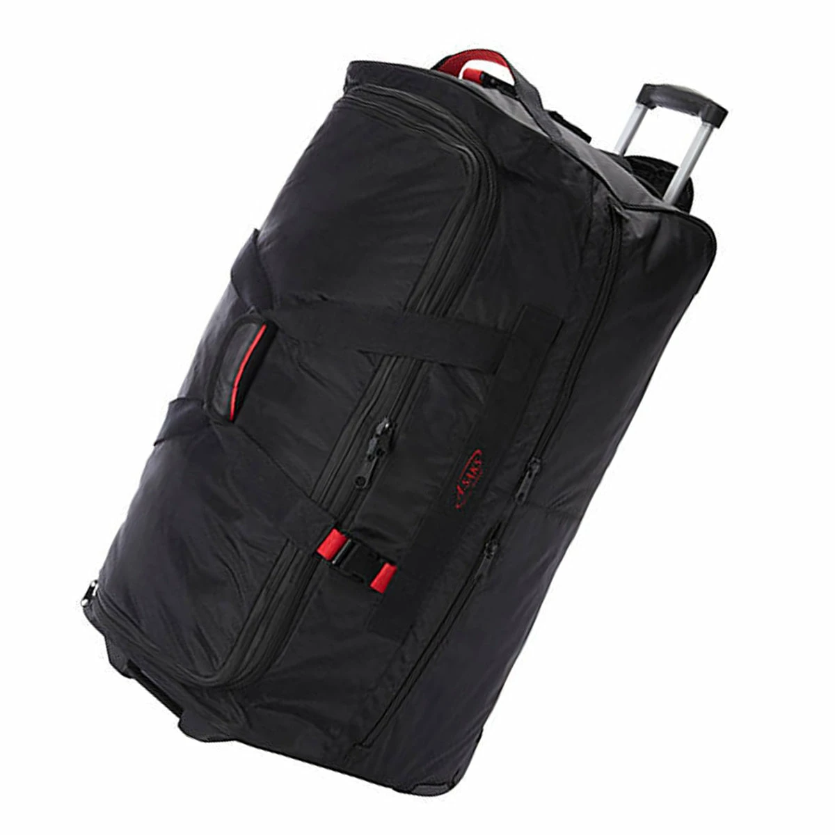 A. Saks EXPANDABLE 25 Inch Ballistic Wheeled Duffel 1 A. Saks EXPANDABLE 25 Inch Ballistic Wheeled Duffel