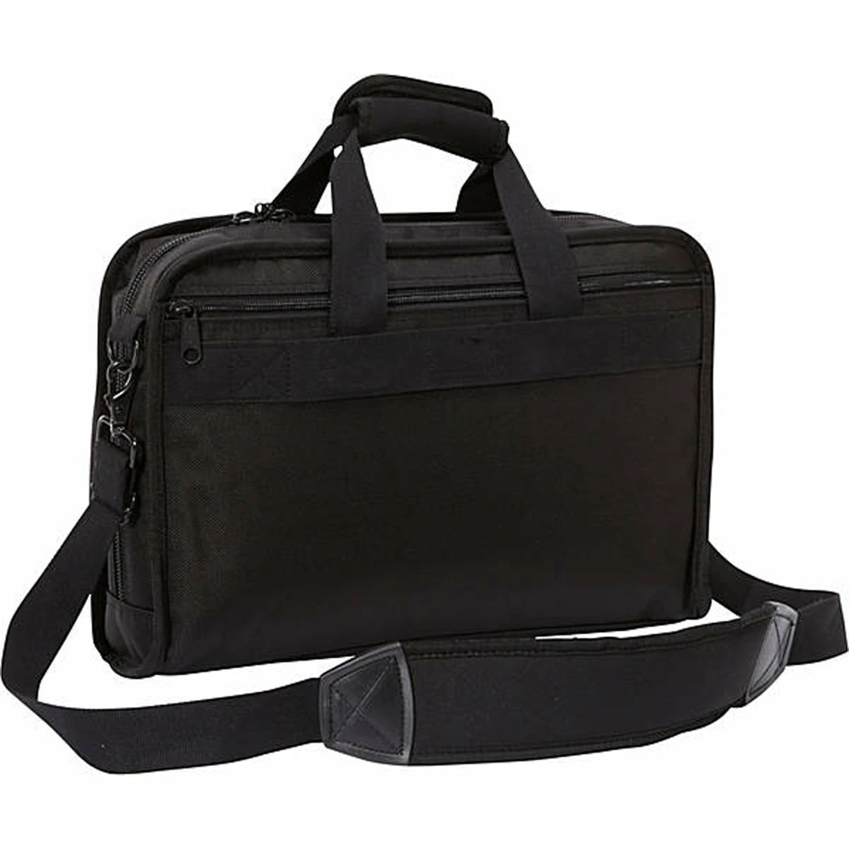 A. Saks Ballistic Nylon Organizer Briefcase 3 A. Saks Ballistic Nylon Organizer Briefcase - Image 3