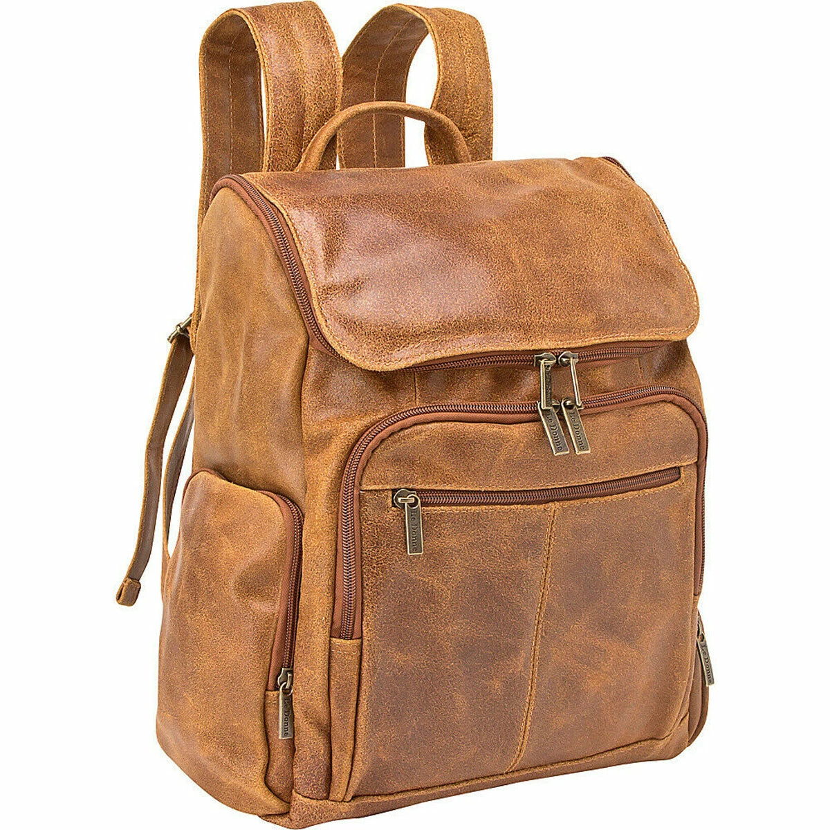LeDonne Leather Distressed Laptop Backpack 1 LeDonne Leather Distressed Laptop Backpack