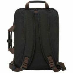 Manhattan Portage Waxed Nylon Saratoga Briefcase -US Suitcase Sales 2024 tk 451 wn blk back2