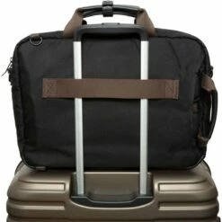 Manhattan Portage Waxed Nylon Saratoga Briefcase -US Suitcase Sales 2024 tk 451 wn blk d6